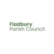 Text logo reading "Fladbury Parish Council" in green font on a white background.